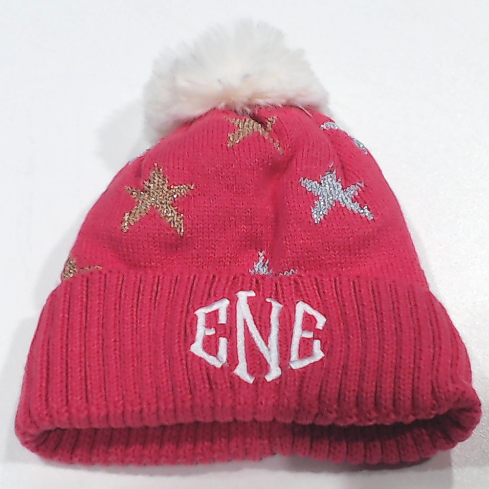 BLOOPER ACCESSORY: Monogrammed Beanie