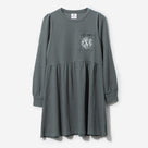 Monogrammed Waffle Dress | Charcoal