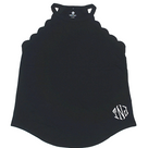 BLOOPER CLOTHING: Monogrammed Scalloped Tank Top