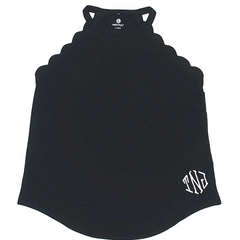 BLOOPER CLOTHING: Monogrammed Scalloped Tank Top