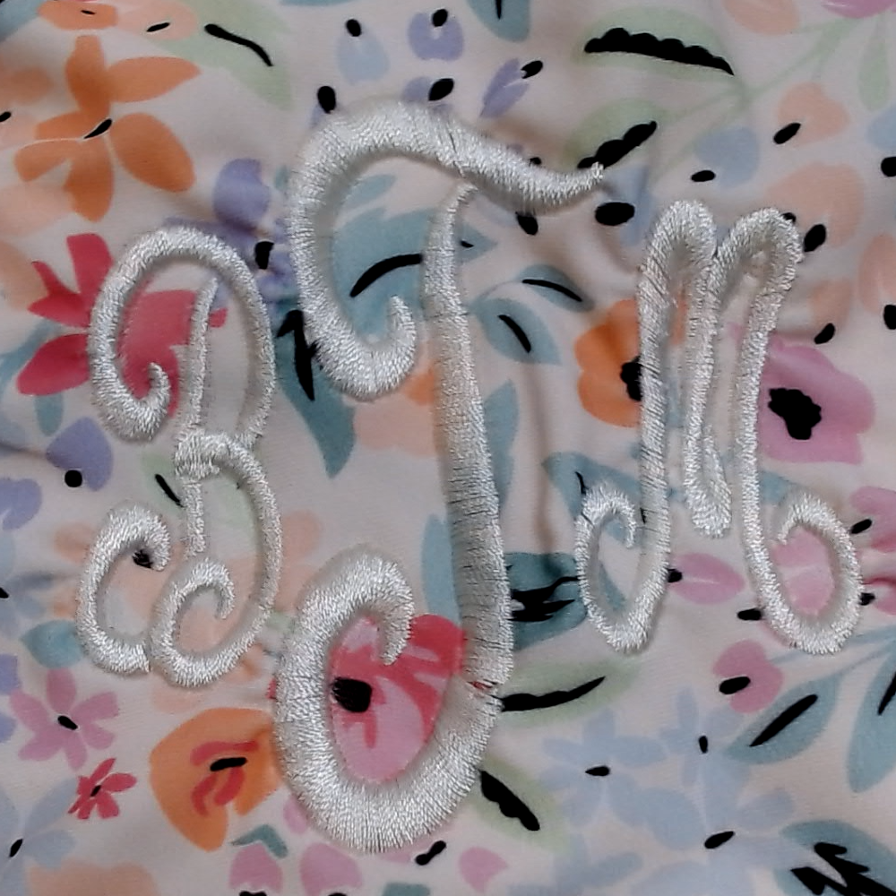 BLOOPER SWIM: Monogrammed Sarong