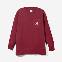 alabama crimson crewneck sweatshirt