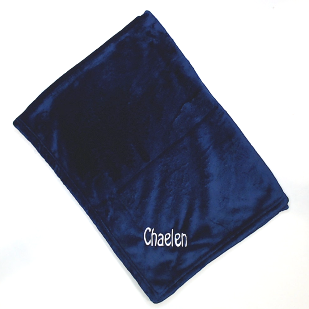 BLOOPER KIDS: Monogrammed Baby Blanket