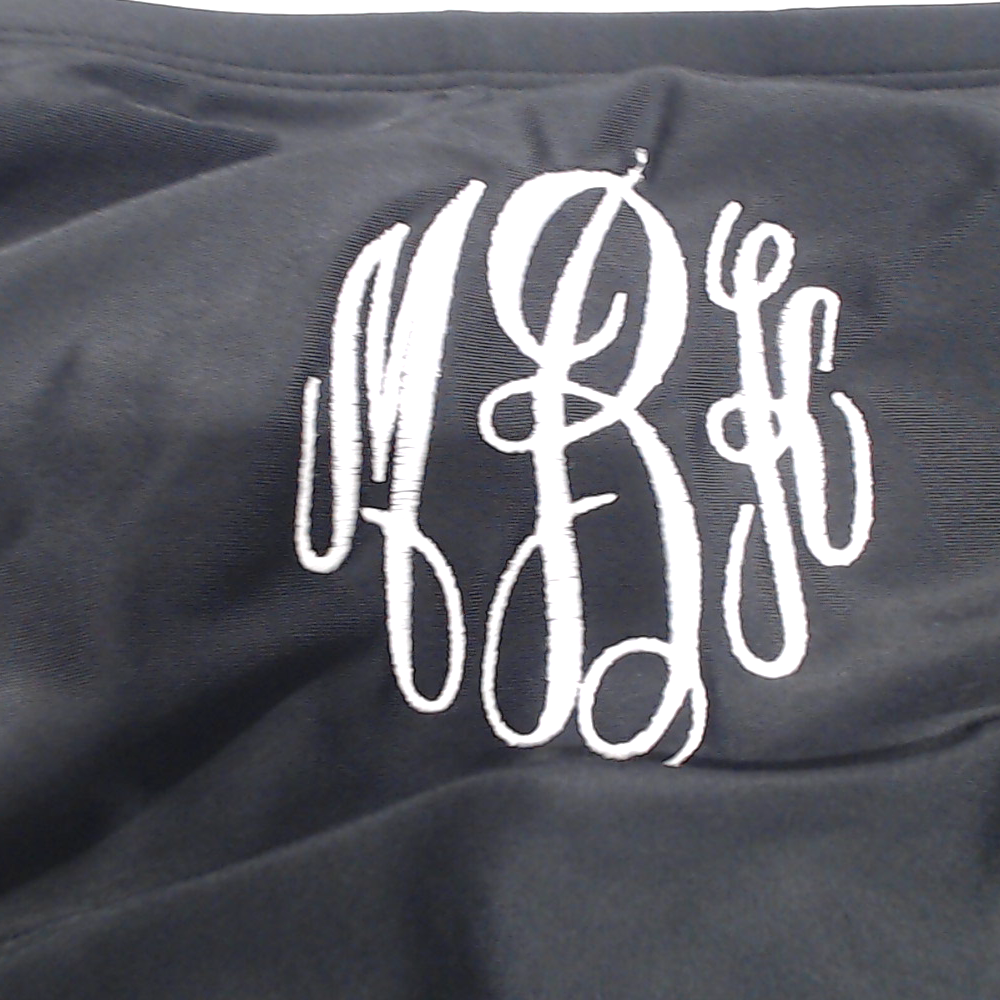 BLOOPER SWIM: Monogrammed One Piece Bathing Suit