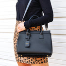 Monogrammed Sophie Handbag | Black