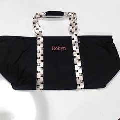 BLOOPER BAG: Monogrammed Extra Large Tote Bag