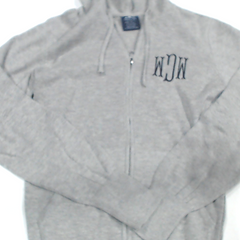 BLOOPER CLOTHING: Monogrammed Knit Sweater Jacket