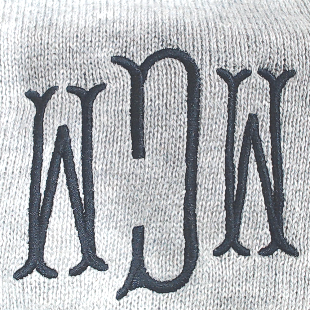 BLOOPER CLOTHING: Monogrammed Knit Sweater Jacket