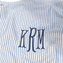 BLOOPER SWIM: Monogrammed High Neck Bikini Top