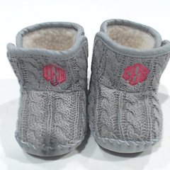 BLOOPER KIDS: Monogrammed Baby Booties