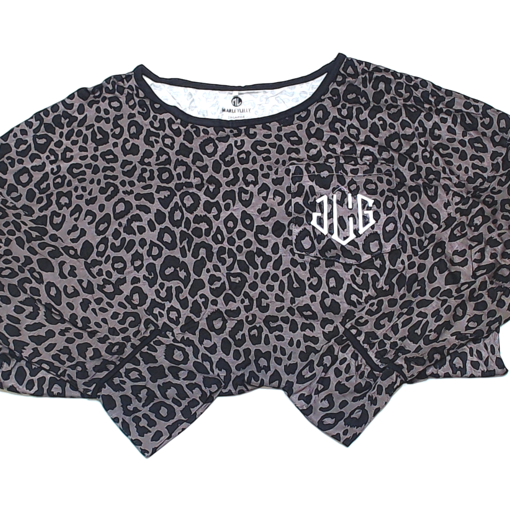 BLOOPER CLOTHING: Monogrammed Pajama Shirt