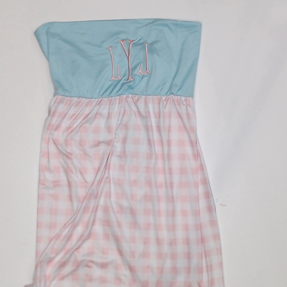 BLOOPER SWIM: Monogrammed Beach Cover Up