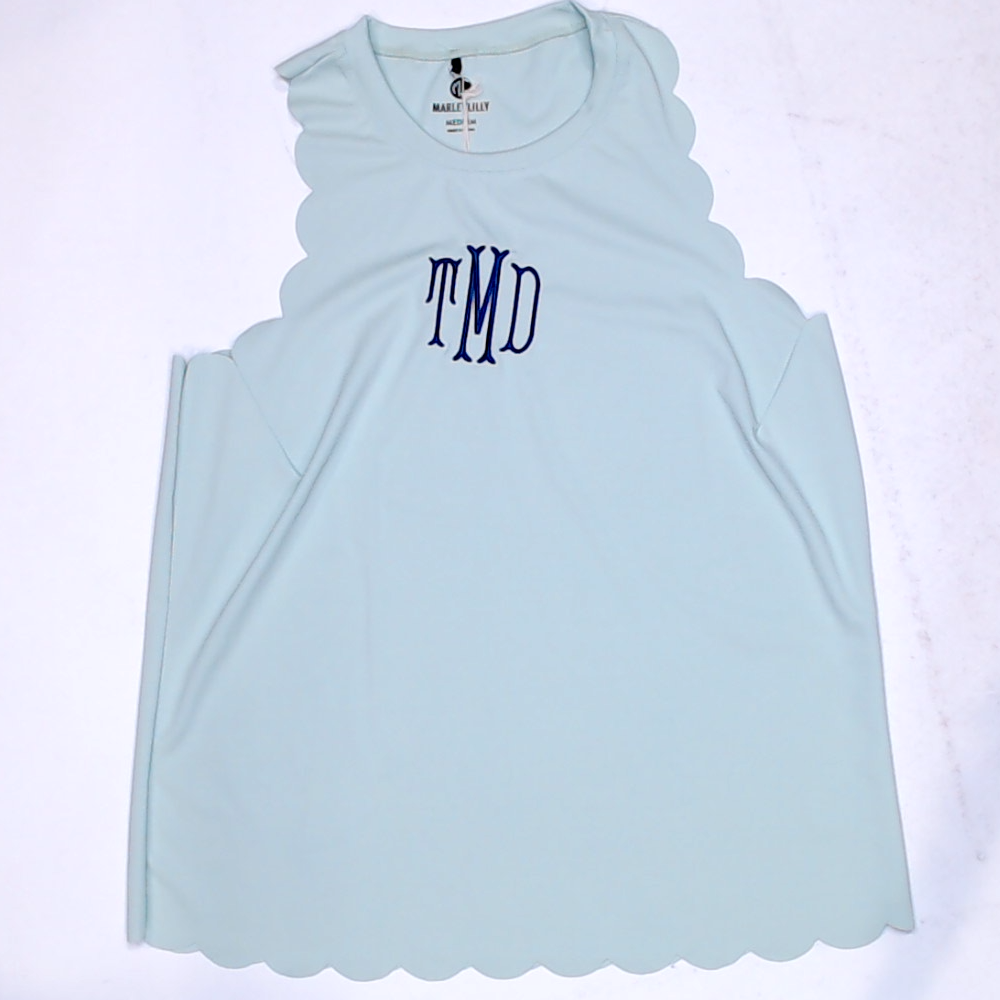 BLOOPER CLOTHING: Monogrammed Exercise Tank