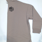 BLOOPER CLOTHING: Monogrammed Quarter Zip Sweatshirt