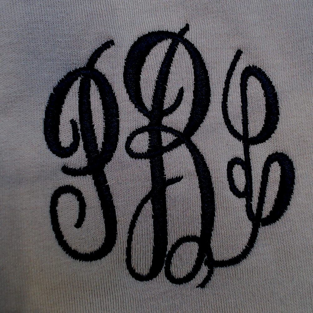 BLOOPER CLOTHING: Monogrammed Quarter Zip Sweatshirt