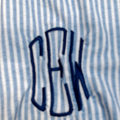 BLOOPER SWIM: Monogrammed Ruched Tankini