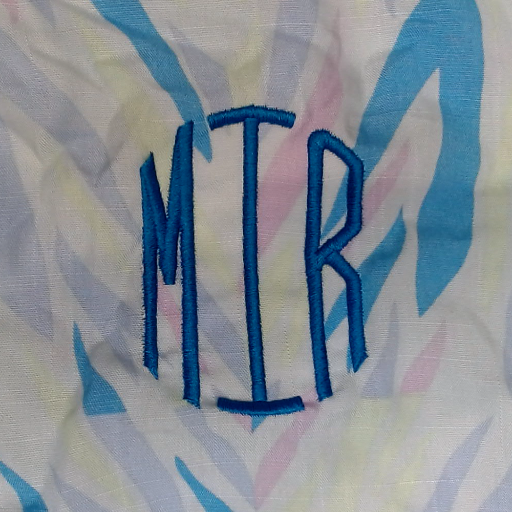 BLOOPER SWIM: Monogrammed Cover Up