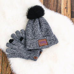 tcu beanie and gloves