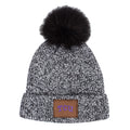 tcu horned frogs beanie in charcoal