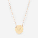 Delta Delta Delta Delicate Disc Necklace | Gold