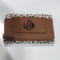 BLOOPER ACCESSORY: Monogrammed Phone Wallet Wristlet