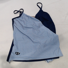 BLOOPER SWIM: Monogrammed Ruched Tankini