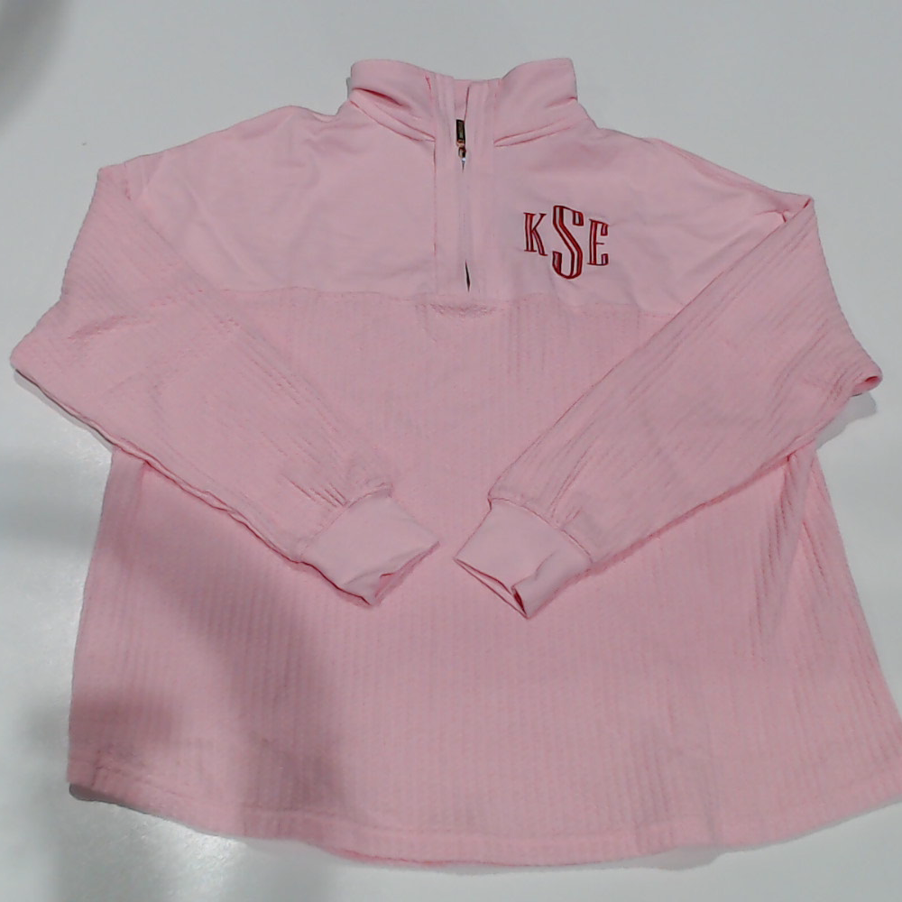 BLOOPER CLOTHING: Monogrammed Waffle Knit Pullover
