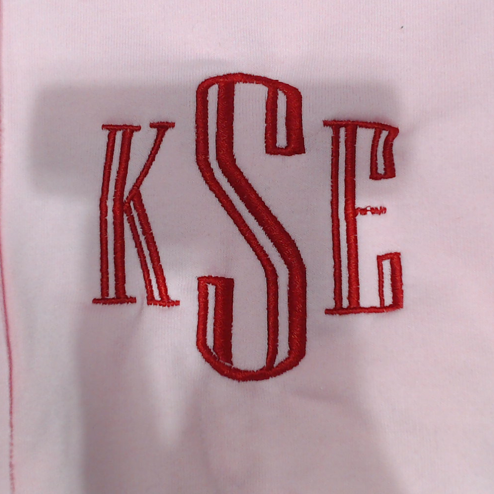 BLOOPER CLOTHING: Monogrammed Waffle Knit Pullover