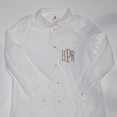 BLOOPER CLOTHING: Monogrammed Button Down Tunic