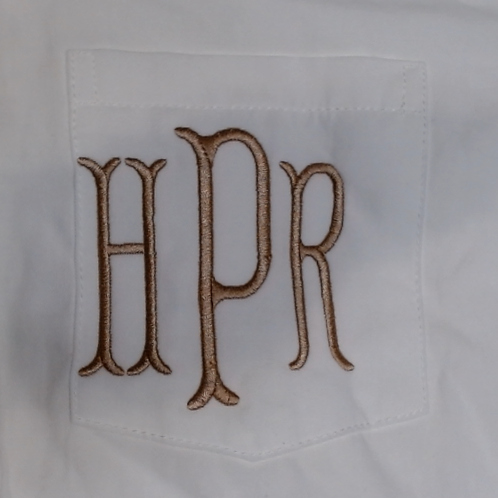 BLOOPER CLOTHING: Monogrammed Button Down Tunic