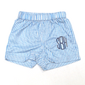 BLOOPER KIDS: Monogrammed Boys Swim Trunks