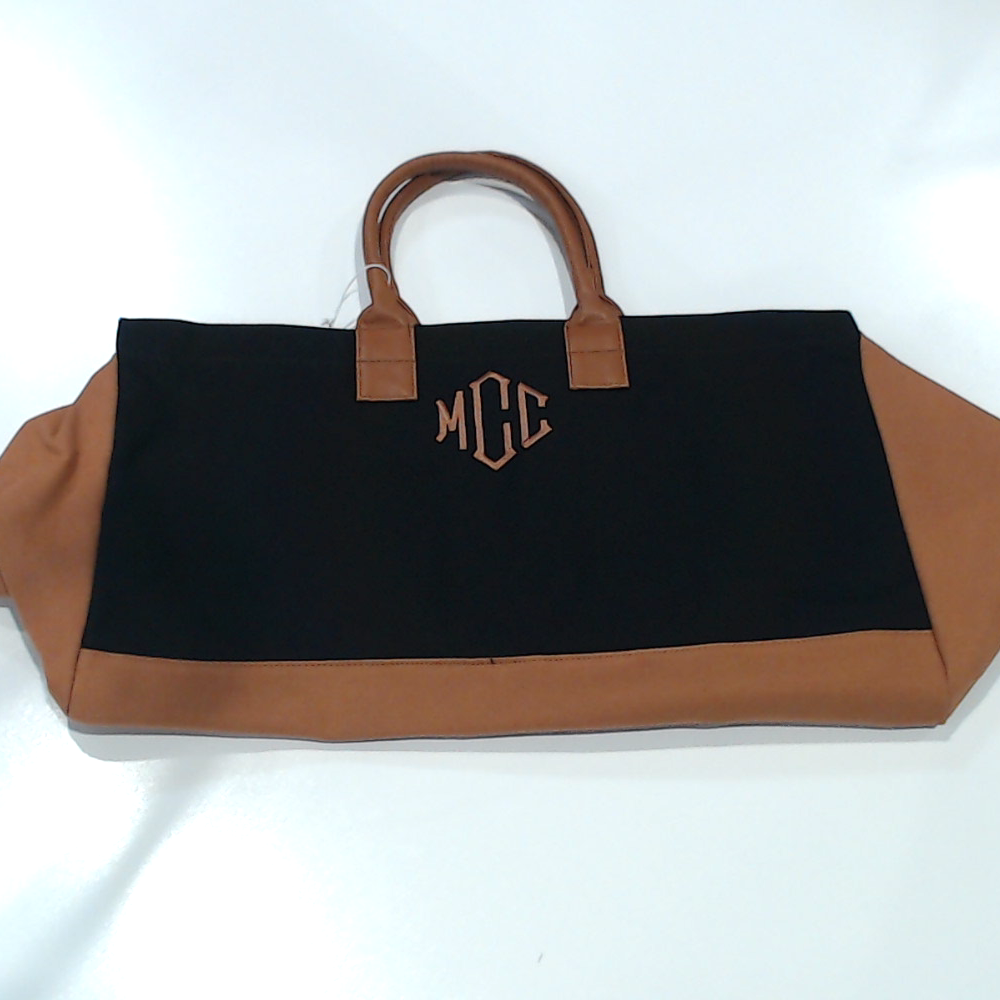 BLOOPER BAG: Monogrammed Upscale Weekender