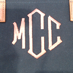 BLOOPER BAG: Monogrammed Upscale Weekender