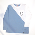 BLOOPER CLOTHING: Monogrammed Colorblock Sweatshirt