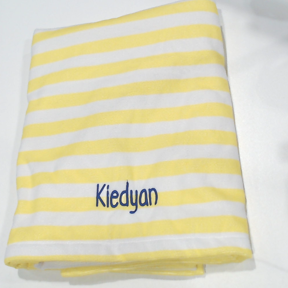BLOOPER SWIM: Monogrammed Beach Towel