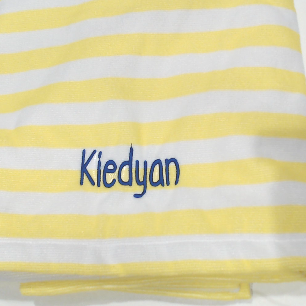 BLOOPER SWIM: Monogrammed Beach Towel
