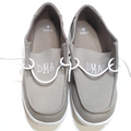 BLOOPER SHOES: Monogrammed Slip On Shoes