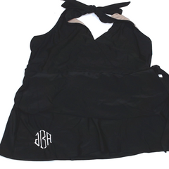 BLOOPER SWIM: Monogrammed Swim Dress