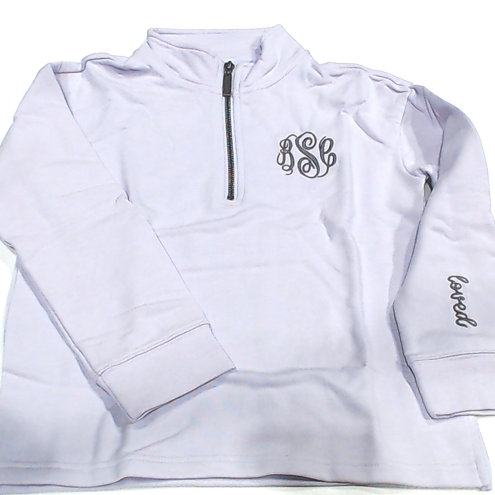 BLOOPER KIDS: Monogrammed Kids Faith Pullover