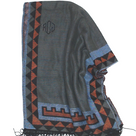 BLOOPER CLOTHING: Monogrammed Aztec Poncho