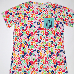 BLOOPER CLOTHING: Monogrammed T-Shirt Dress