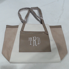 BLOOPER BAG: Monogrammed Colorblock Tote Bag