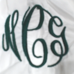 BLOOPER KIDS: Monogrammed White Eyelet Baby Bloomers