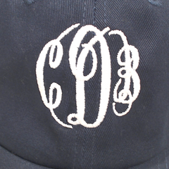 BLOOPER ACCESSORY: Monogrammed Baseball Hat