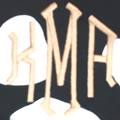 BLOOPER CLOTHING: Monogrammed Dress