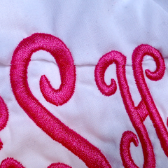 BLOOPER KIDS: Monogrammed White Eyelet Baby Bloomers