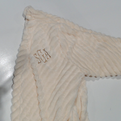 BLOOPER CLOTHING: Monogrammed Plush Robe