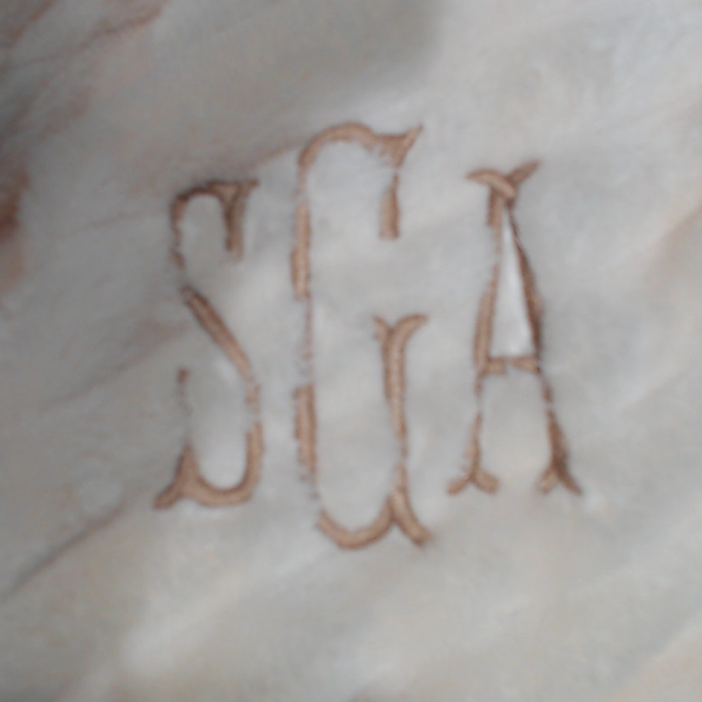 BLOOPER CLOTHING: Monogrammed Plush Robe