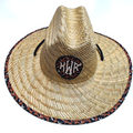 BLOOPER ACCESSORY: Monogrammed Straw Hat