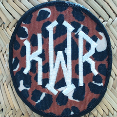 BLOOPER ACCESSORY: Monogrammed Straw Hat